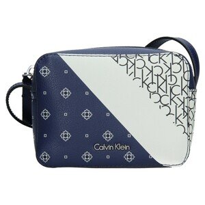 Dámska crossbody kabelka Calvin Klein Small Splatter - modrá