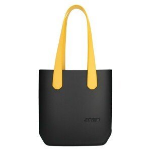 Dámska trendy kabelka Justo J-Half long Abbie - čierno-žltá