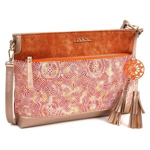 Dámska crossbody kabelka Doca 13314 - oranžová