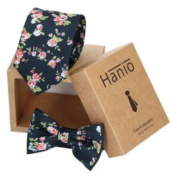 Sada kravata a motýlik Hanio K0255