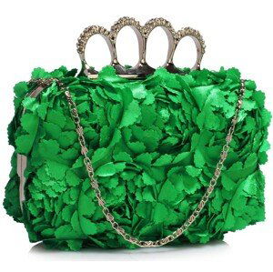 Dámska listová kabelka LS Fashion Flower - zelená