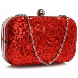 Dámska listová kabelka LS Fashion Gloss - červená