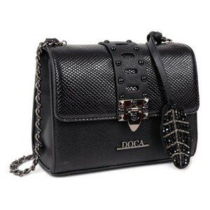 Dámská crossbody kabelka Doca 12948 - černá