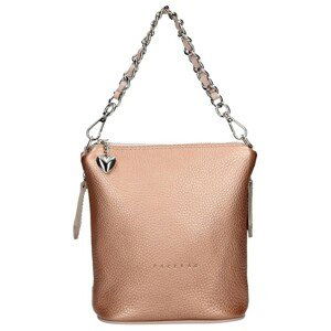 Dámska kožená kabelka Facebag Roberta - ružová