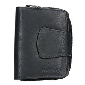 Dámská kožená peněženka SendiDesign 221 - černá