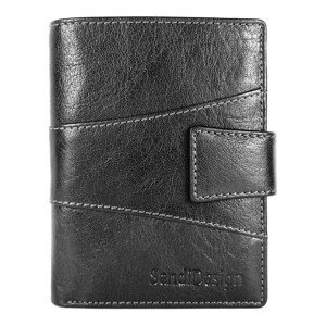 Pánská kožená peněženka SendiDesign 1041L - černá