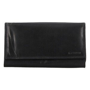 Dámska kožená peňaženka Diviley Lorre - čierna
