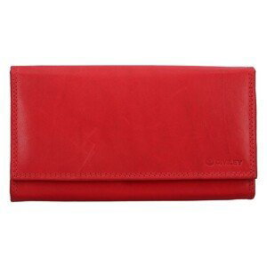 Dámska kožená peňaženka Diviley Lorre - červená