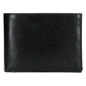 Pánska kožená peňaženka Diviley Ross - čierna