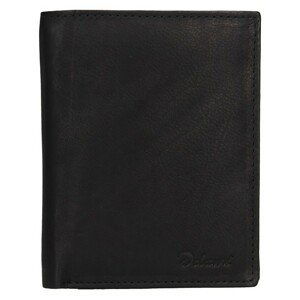 Pánska kožená peňaženka Diviley Merkúr - čierna