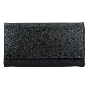 Dámska kožená peňaženka Diviley Tinna - čierna