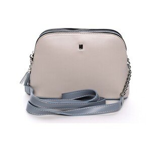 Dámska kabelka crossbody David Jones Viva - krémovo-modrá