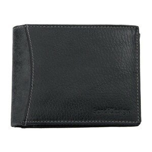 Pánska kožená peňaženka SendiDesign 5503 FH - čierna