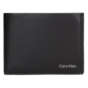Pánská kožená peněženka Calvin Klein Abel - tmavě hnědá