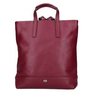 Dámska kožená batôžky-kabelka Daag Marcela - vínová