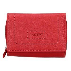 Dámska kožená peňaženka Lagen Aiga - červená