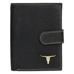 Pánska kožená peňaženka Wild Buffalo Don - čierna