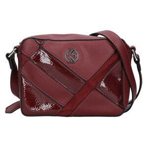 Dámska crossbody kabelka Marina Galant Simone - vínová