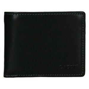 Pánska kožená peňaženka Lagen Palleto - čierna