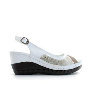 John Garfield sandále TI852073022 biela - 38