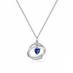 Linda's Jewelry Strieborný náhrdelník Galaxy Ag 925/1000 INH068