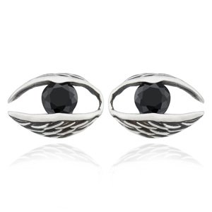 Sam's Artisans Náušnice Panther's Eye chirurgická oceľ INM037