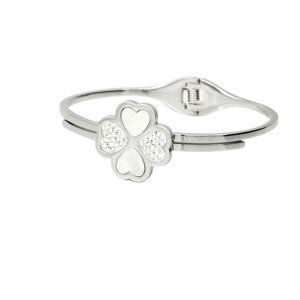 Linda's Jewelry Náramok Flower Lucky Love chirurgická oceľ INR026