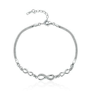 Linda's Jewelry Strieborný náramok Nekonečno Ag 925/1000 INR071