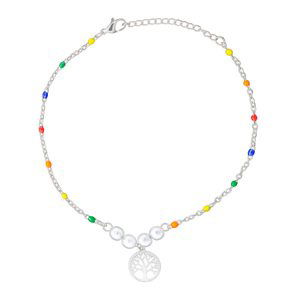 Linda's Jewelry Náramok na nohu Strom Života chirurgická oceľ INR133