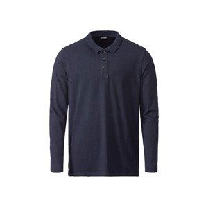 LIVERGY® Pánske tričko s dlhým rukávom (XL (56/58), námornícka modrá)