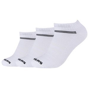 Skechers Dámske/pánske ponožky, 3 páry (35/38, biela, členkové)