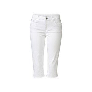 esmara® Dámske capri rifle Super Skinny Fit (36, biela)