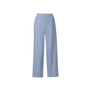 esmara® Dámske ľanové nohavice (34, modrá)