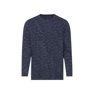 LIVERGY® Pánske tričko s dlhým rukávom (S (44/46), navy modrá)