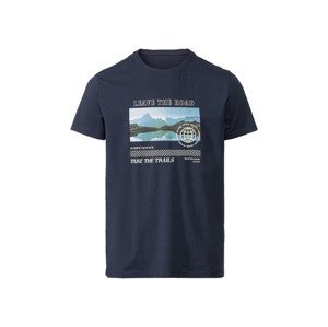 LIVERGY® Pánske tričko (M (48/50), námornícka modrá)