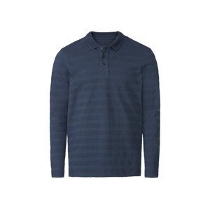LIVERGY® Pánske tričko s dlhým rukávom (L (52/54), navy modrá)