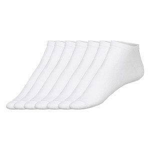 LIVERGY® Pánske členkové ponožky, 7 párov (39/42, biela)