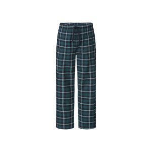 LIVERGY® Pánske pyžamové nohavice (XL (56/58), námornícka modrá/zelená)