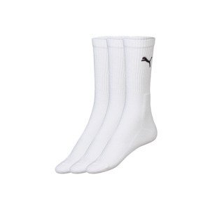 Puma Pánske ponožky, 3 páry (39/42, biela)