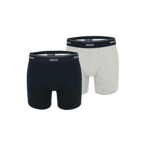 MEXX Pánske boxerky, 2 kusy (M, námornícka modrá/svetlosivá)