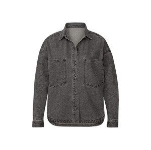 esmara® Dámska rifľová košeľová bunda (42, sivá)