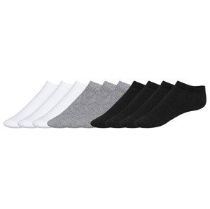 LIVERGY® Pánske ponožky, 10 párov (39/42, biela/sivá/čierna)