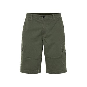 LIVERGY® Pánske cargo bermudy (52, zelená)