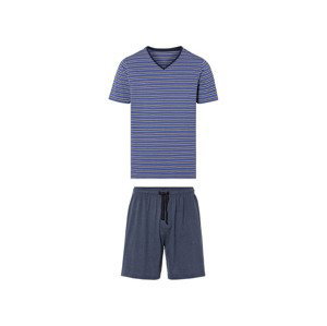 LIVERGY® Pánske pyžamo (L (52/54), modrá/navy modrá)