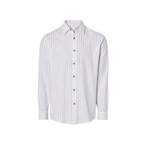 LIVERGY® Pánska košeľa „Regular Fit“ (XXL (45/46), pruhy/biela)