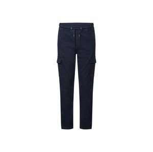 LIVERGY® Pánske cargo tepláky (56, navy modrá)