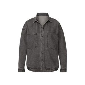 esmara® Dámska rifľová košeľová bunda (40, sivá)