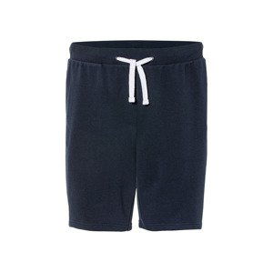 LIVERGY® Pánske teplákové bermudy (XL (56/58), navy modrá)