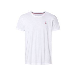 LIVERGY® Pánske bavlnené tričko (S (44/46), biela)
