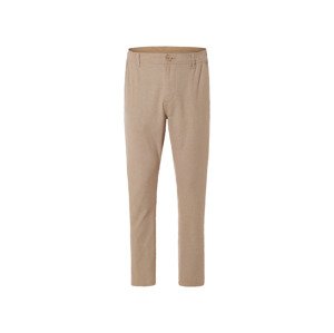 LIVERGY® Pánske chino nohavice (46, béžová)